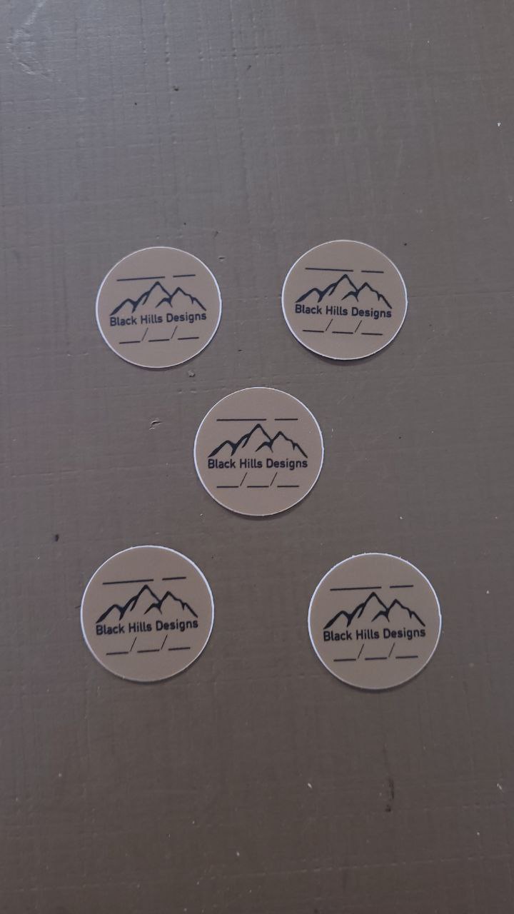 Black Hills Designs ZERO-R Sticker 5 Pack