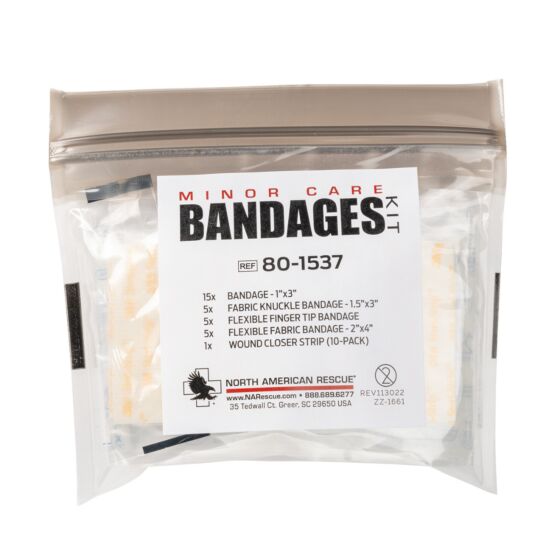 North American Rescue Minor Care Bandages Kit