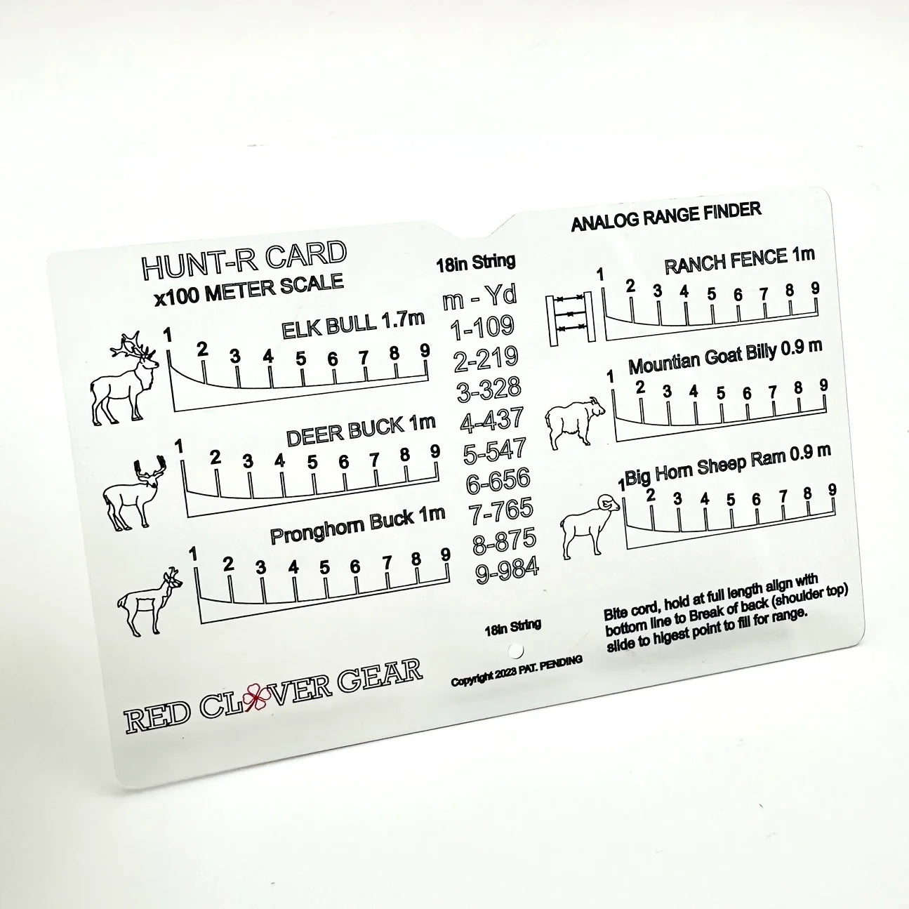 Red Clover Gear Hunt-R Card