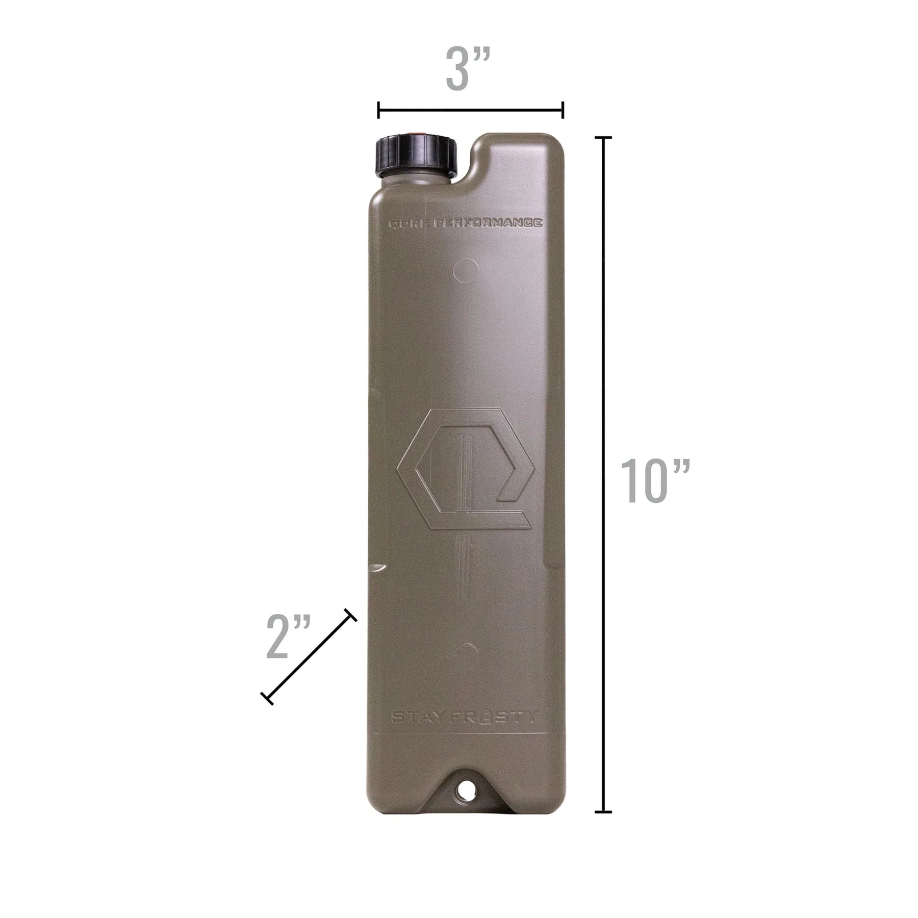 Qore Performance ICEFLASK™ Cooling, Heating and Hydration Water Canteen (16.9oz / 500ml)