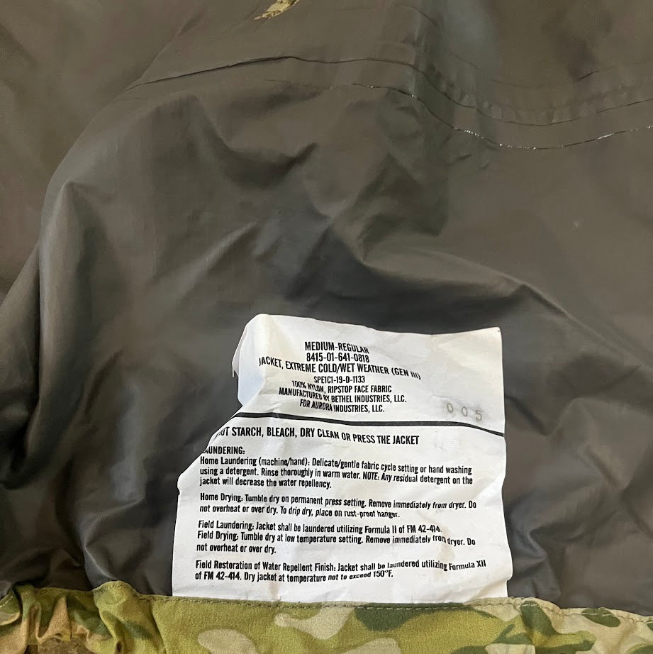 USGI ECWCS OCP Level 6 Gore-Tex Jacket