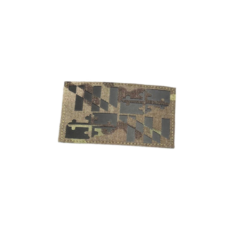 Laser Cut Multicam Infrared Reflective Maryland Flag Patch