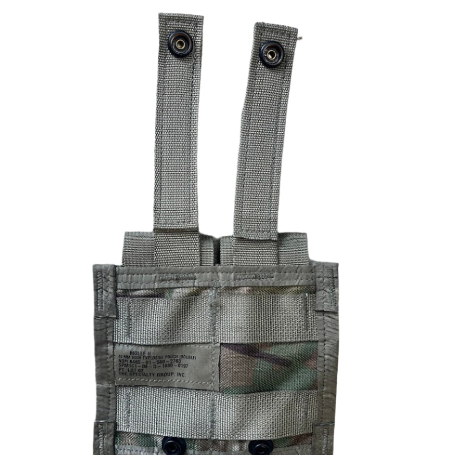 USGI OCP Molle II 40mm Double Grenade Pouch