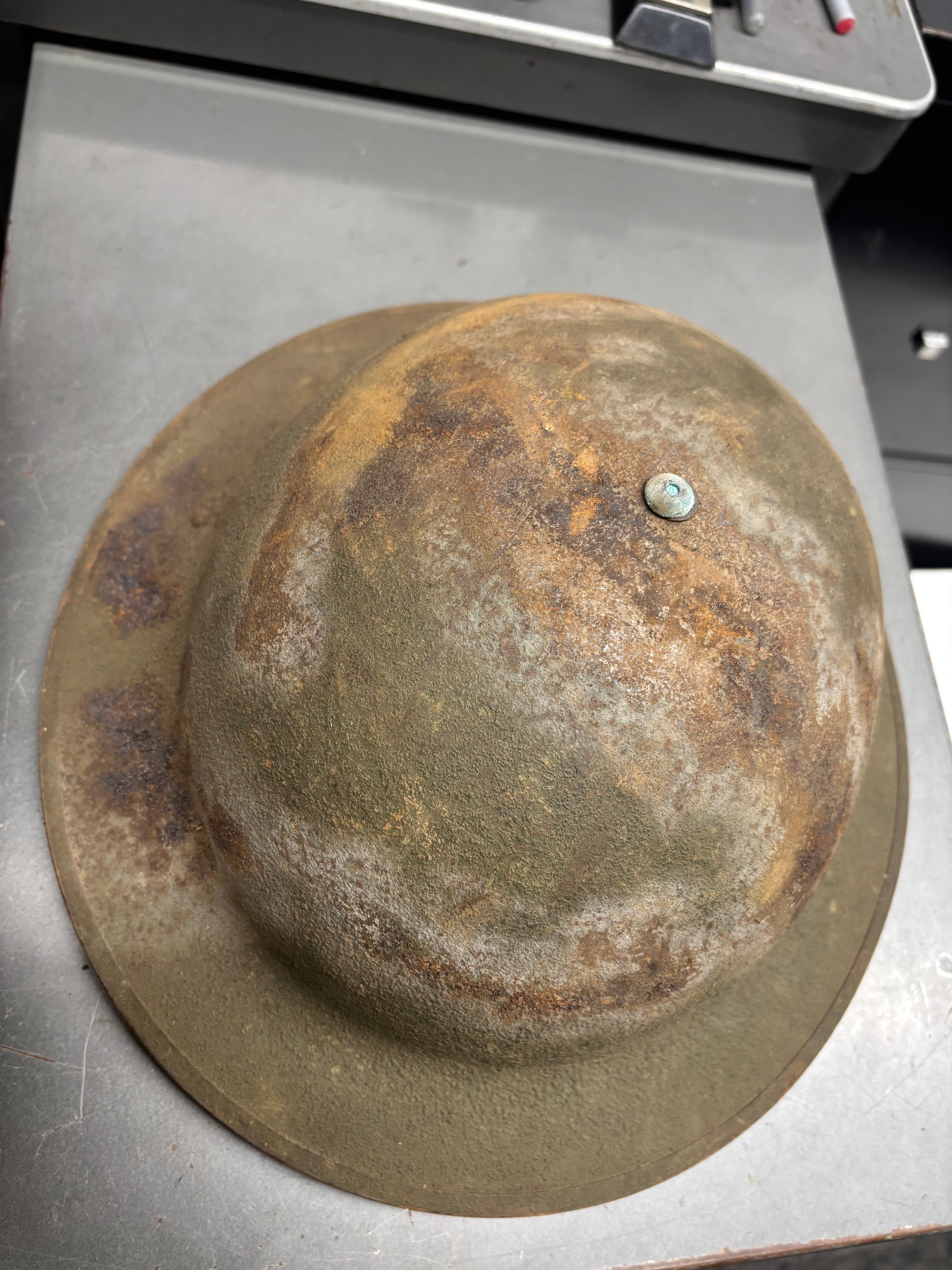 WW2 M1917A1 Kelly Helmet - Restoration Grade #010