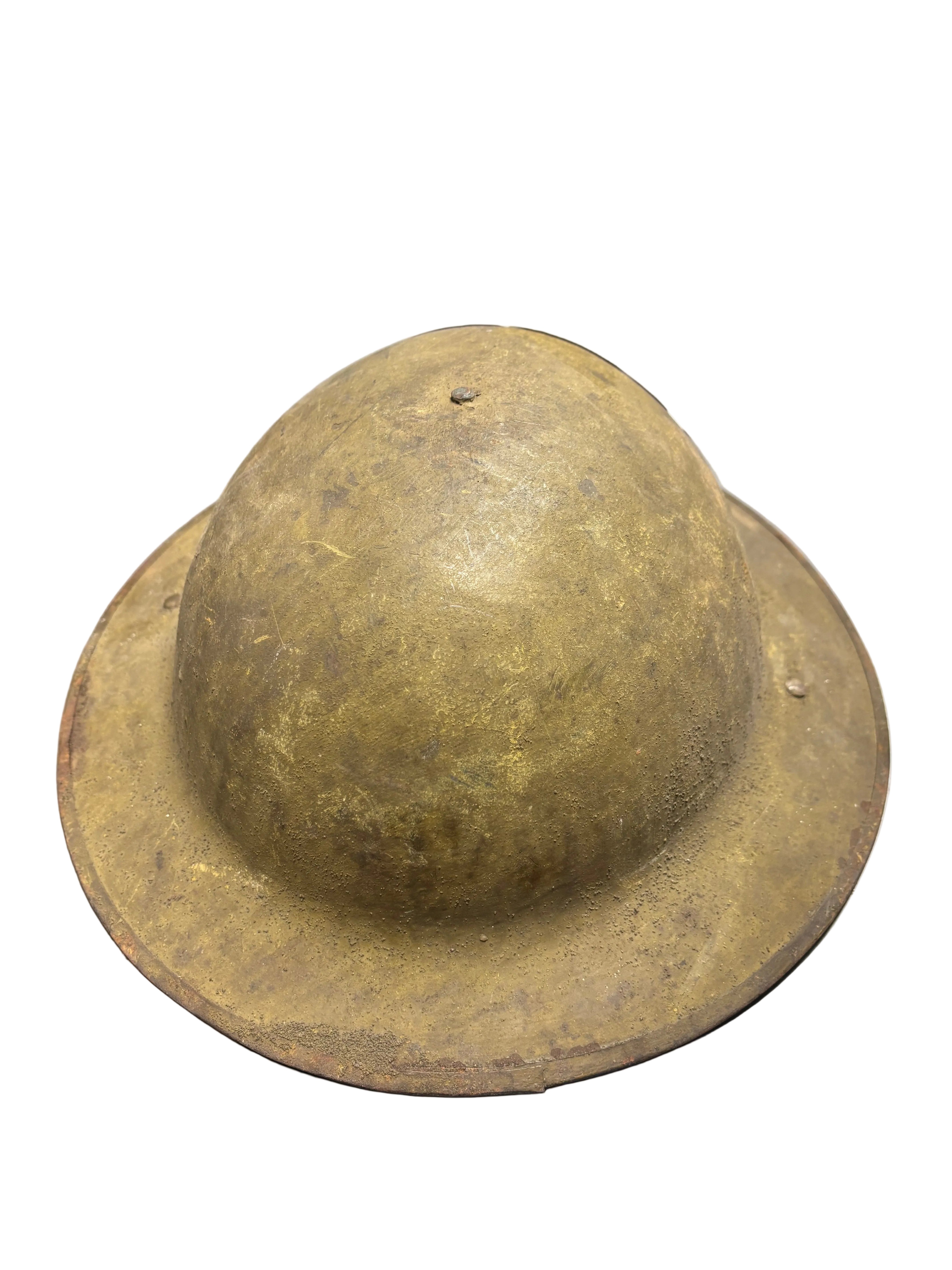 WW1 British MkI Helmet - Incomplete Condition, No Chinstrap #904