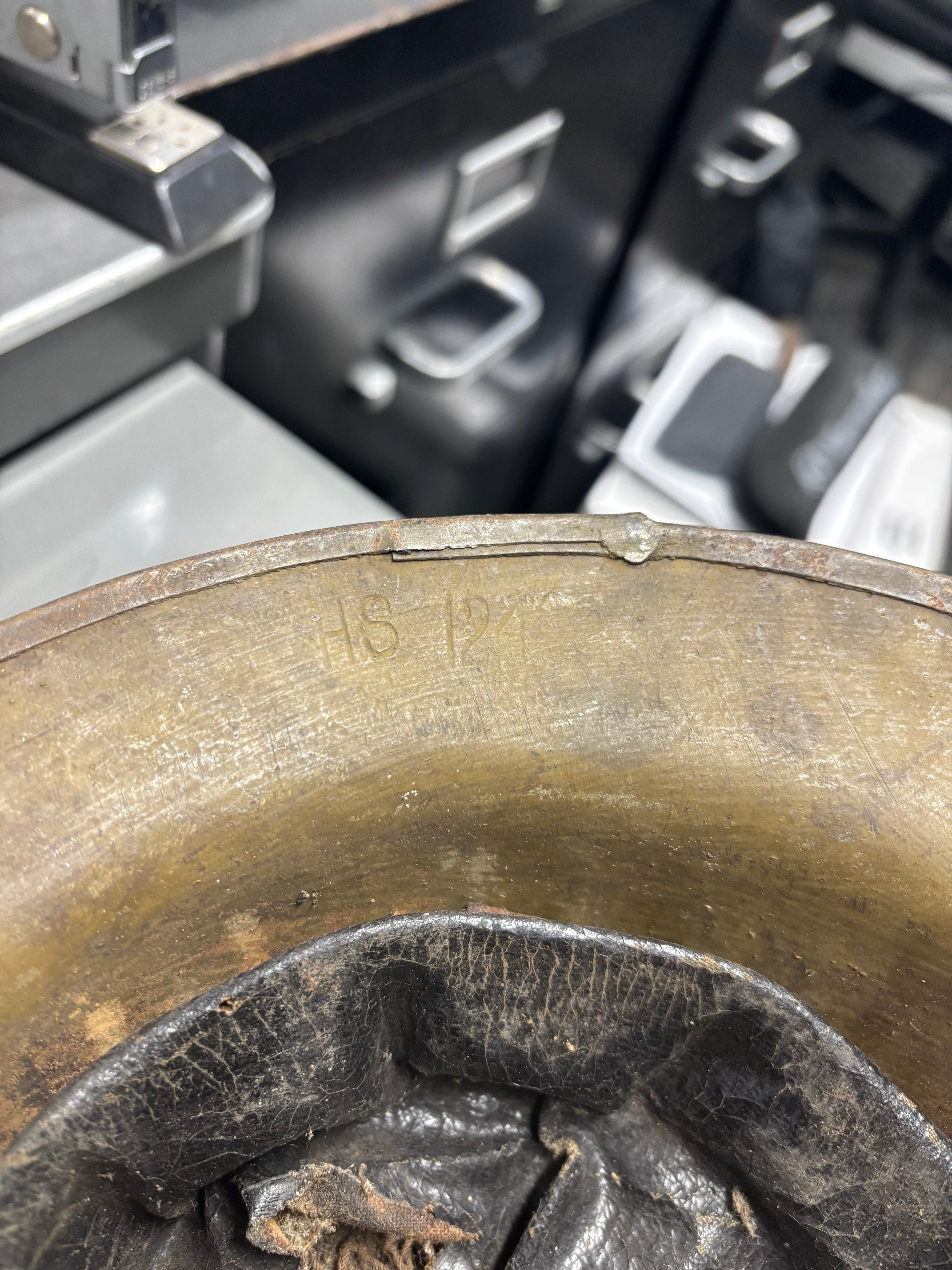 WW1 British MkI Helmet - Incomplete Condition, No Chinstrap #904