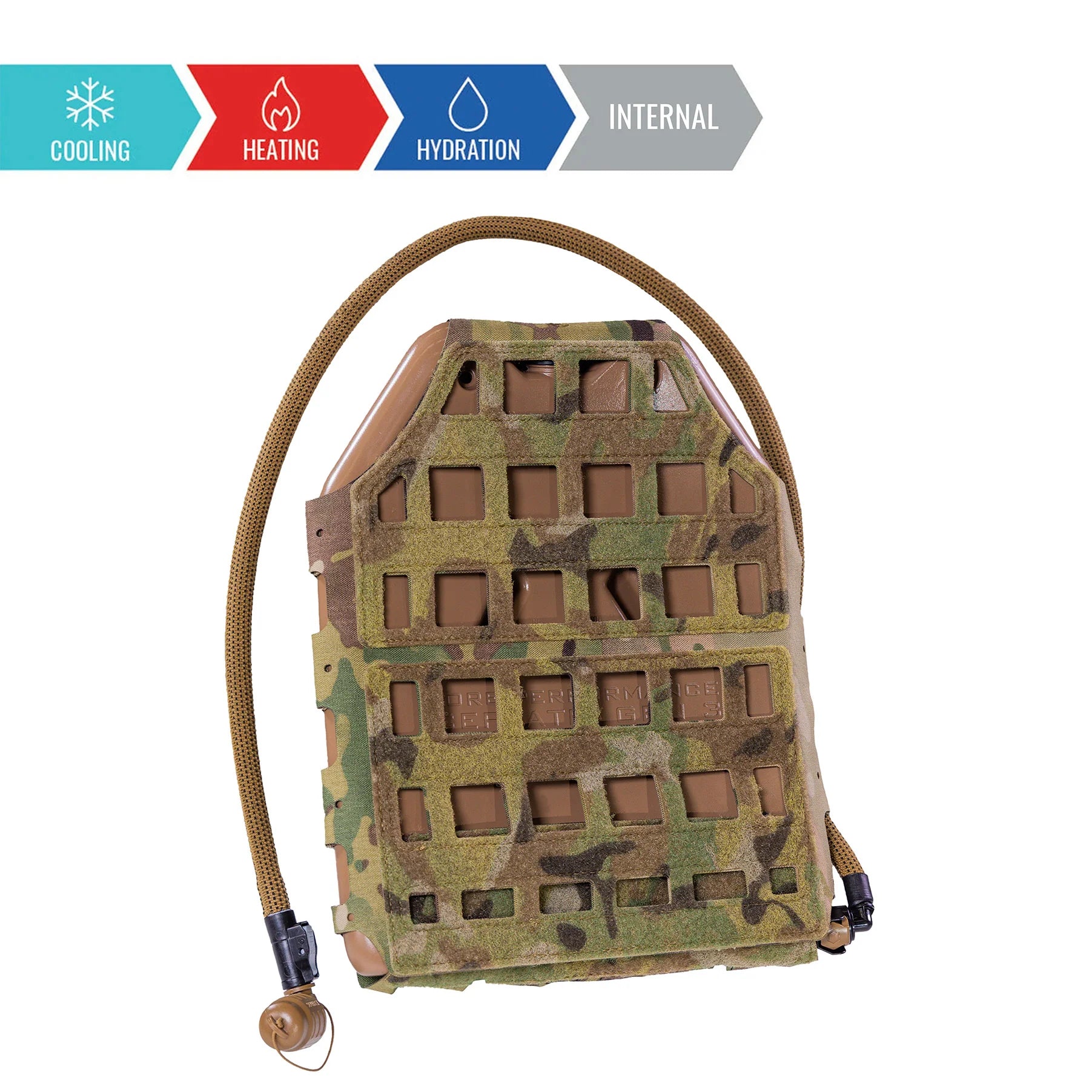Qore Performance IMS Pro Gen 3 Combo (Internal/External MOLLE Plate Carrier Hydration Pack)