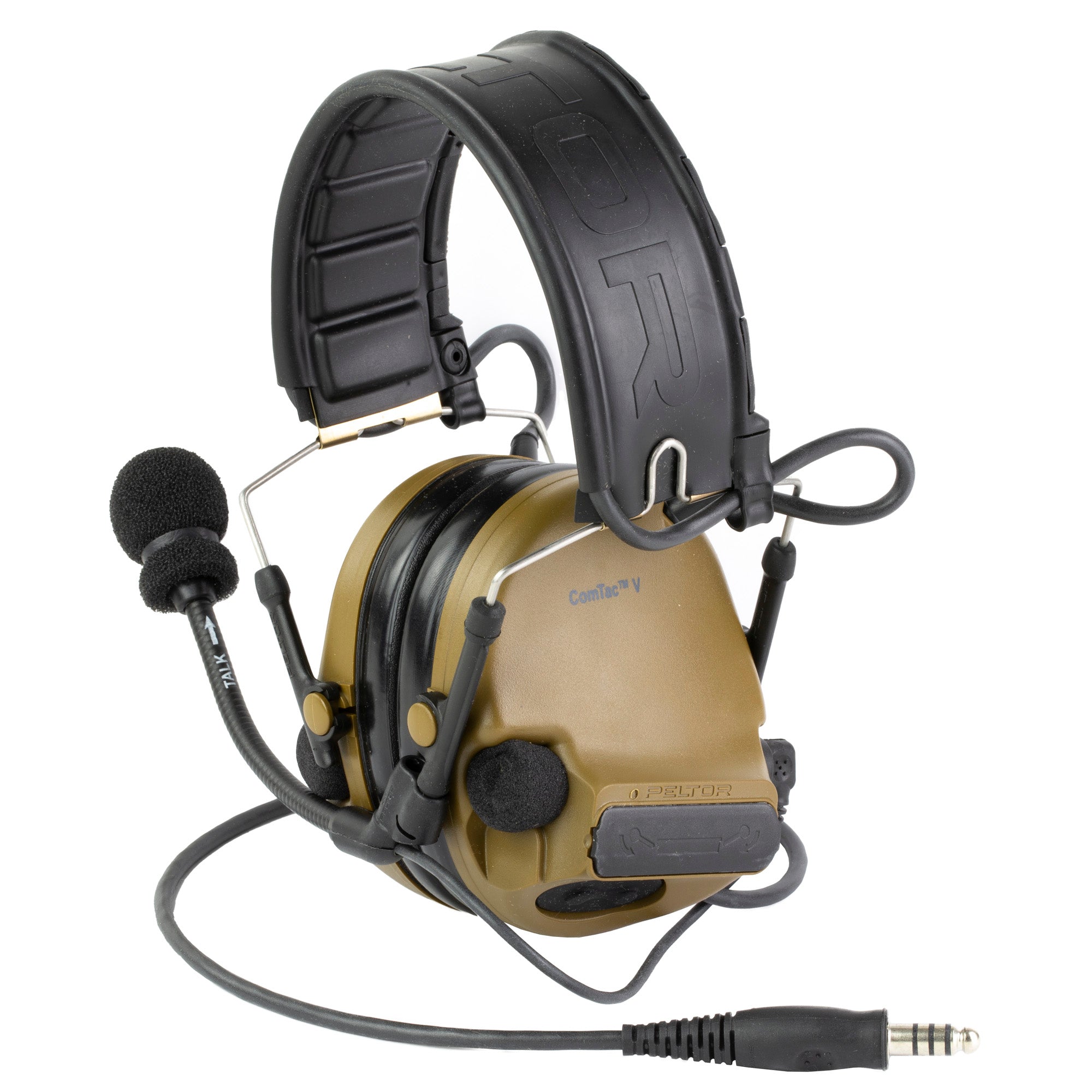 d*d様 未使用品　米軍放出品　実物　PELTOR COMTAC V 送料無料 3M Peltor Comtac V Single Comm Headset FDE