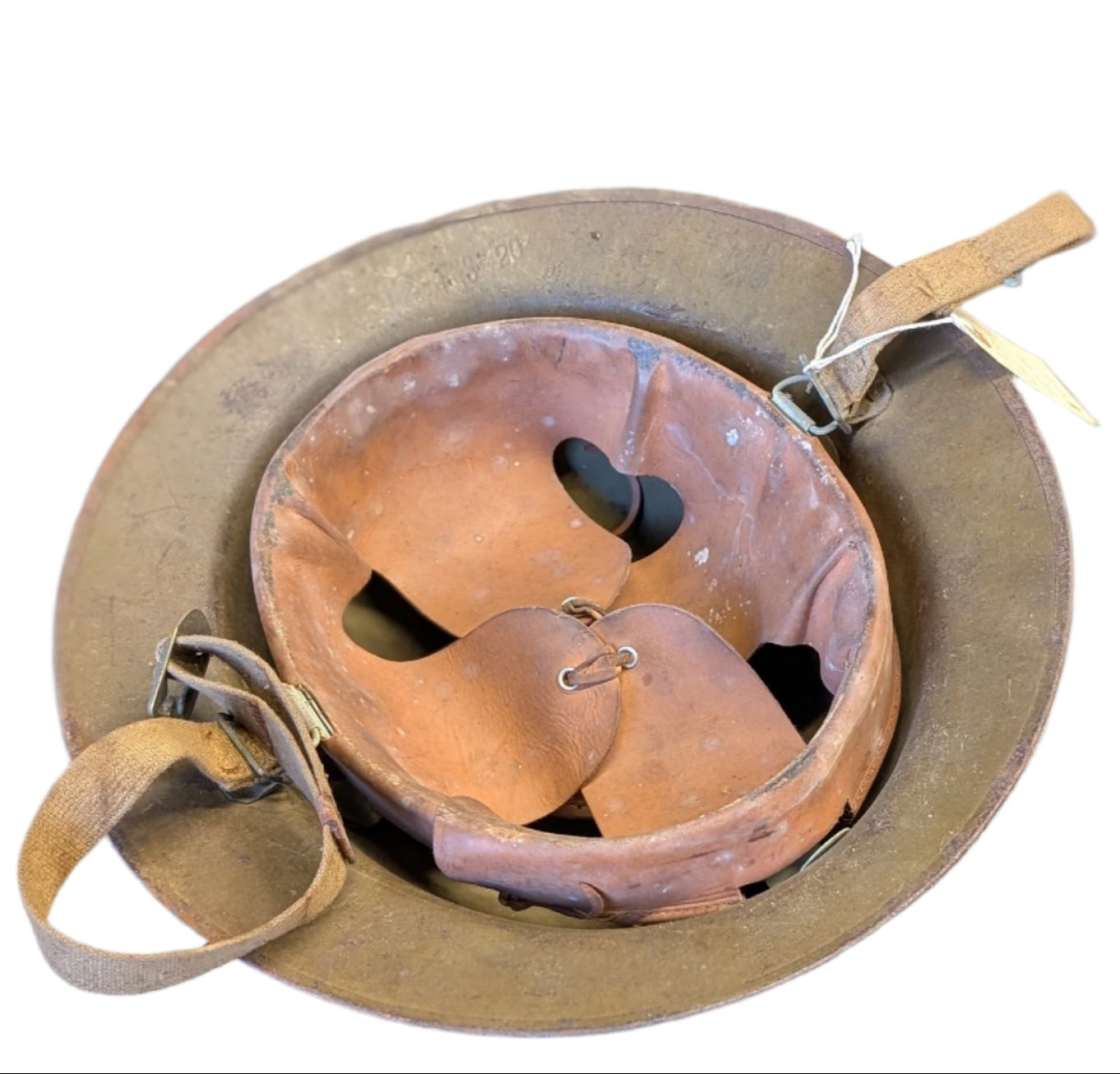 WW2 M1917A1 Kelly Helmet - Good British made shell #501