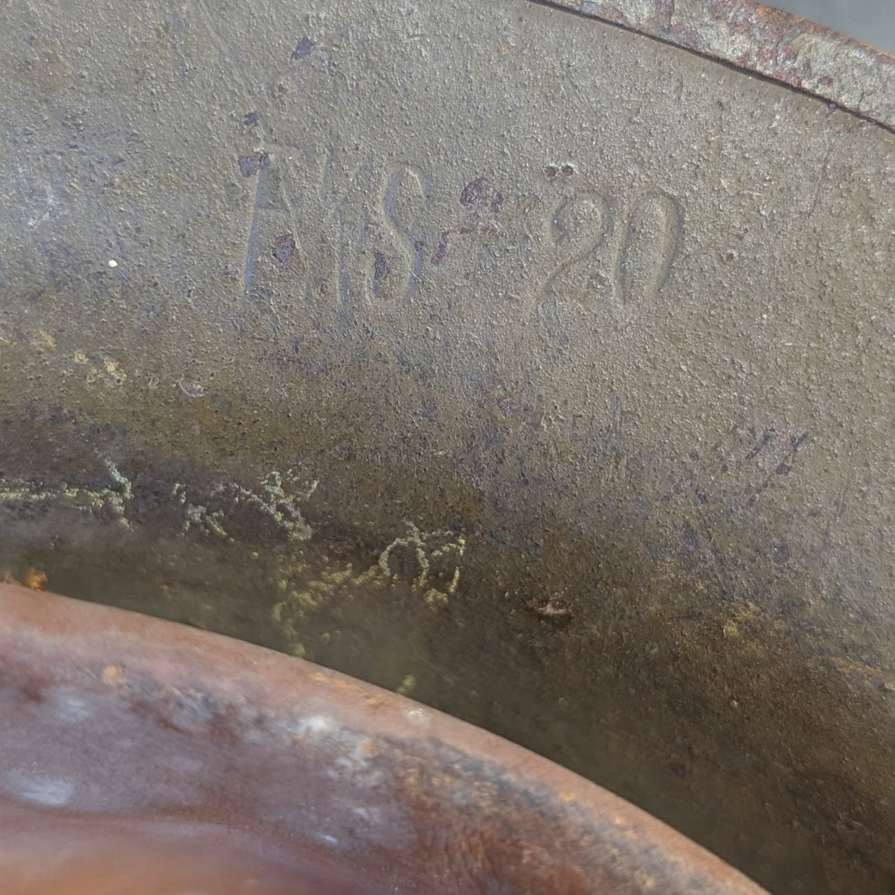 WW2 M1917A1 Kelly Helmet - Good British made shell #501