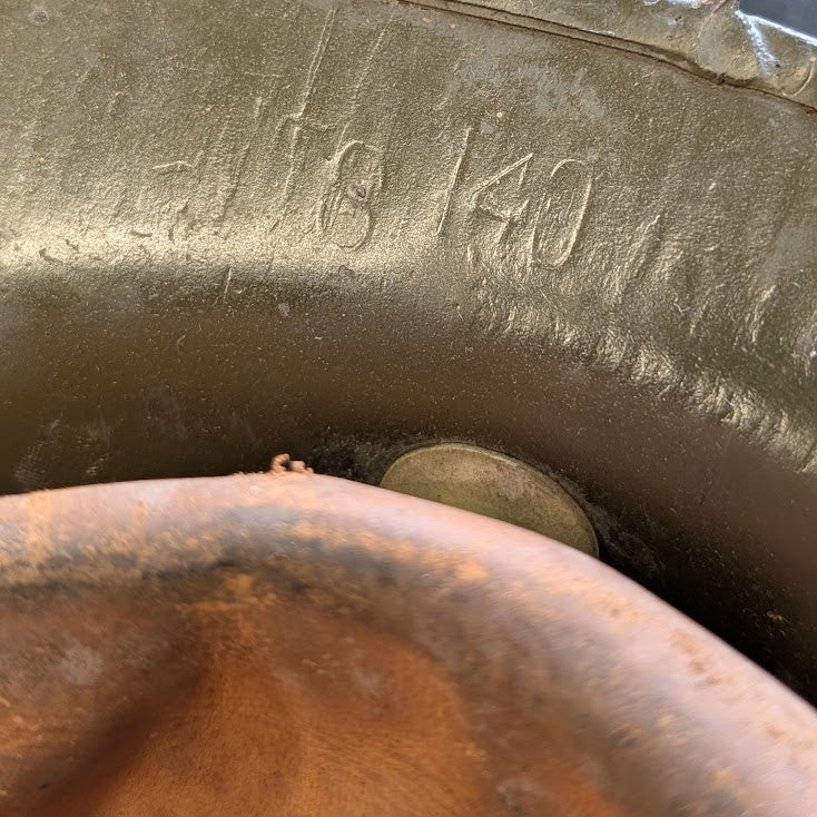 WW2 M1917A1 Kelly Helmet - Very Good British made shell #502