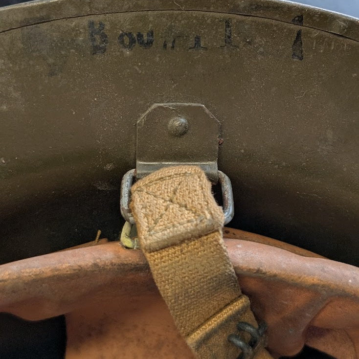 WW2 M1917A1 Kelly Helmet - Very Good British made shell #502