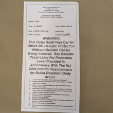 RBR Tactical 3A ALICE Style Body Armor Carrier