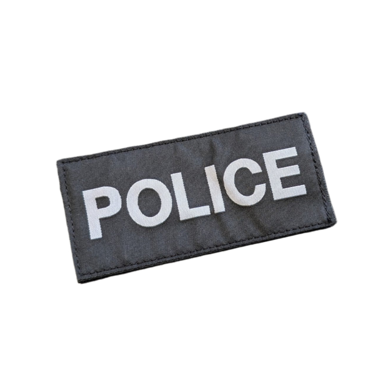 Blackhawk! Police Patch (White on Black)