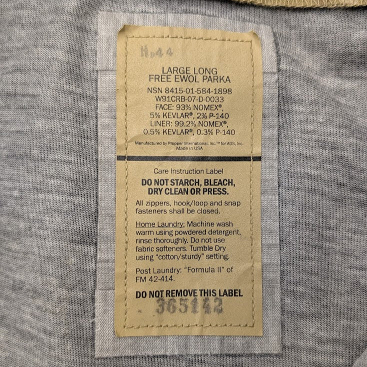 USGI FREE EWOL Parka Multicam