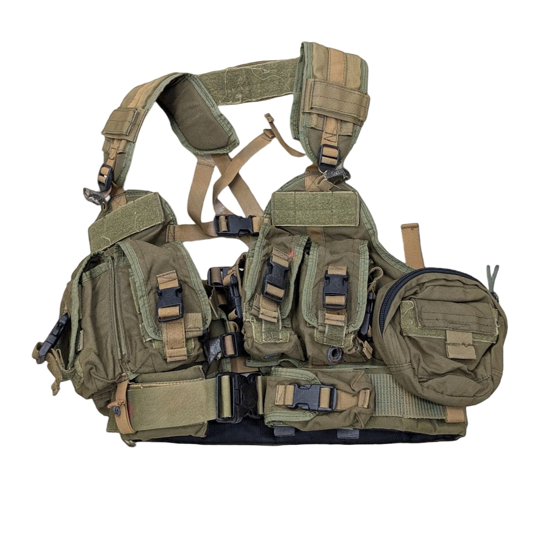 葉 CQB VEST AWS CQB Vest System, SPEARS, Olive Drab – Gear Illustration