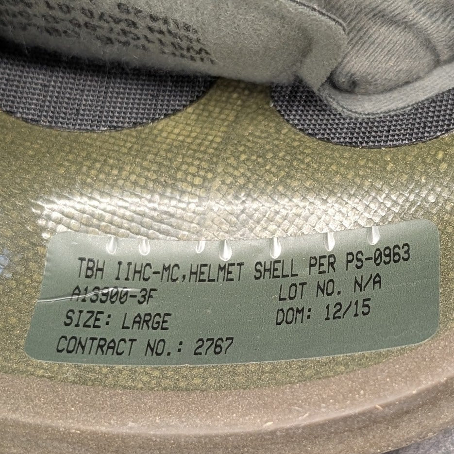 New Old Stock Gentex TBH-II Mid-Cut Helmet, Large