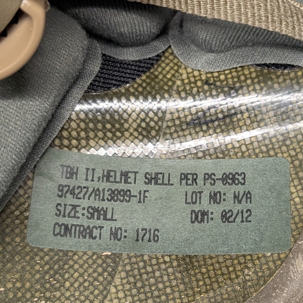 New Old Stock Gentex TBH-II Full-Cut Helmet, Small