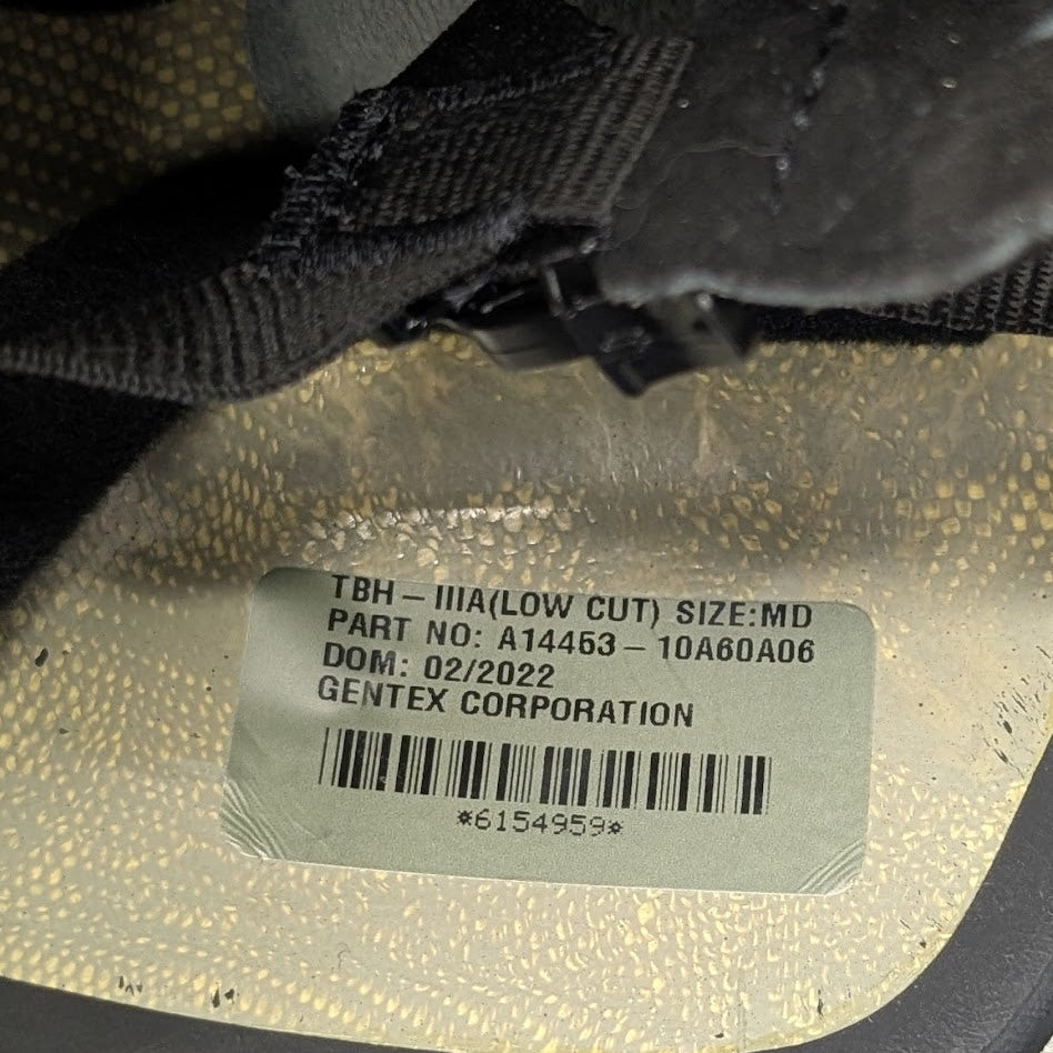 New Old Stock Gentex TBH-III Full-Cut Helmet, Medium
