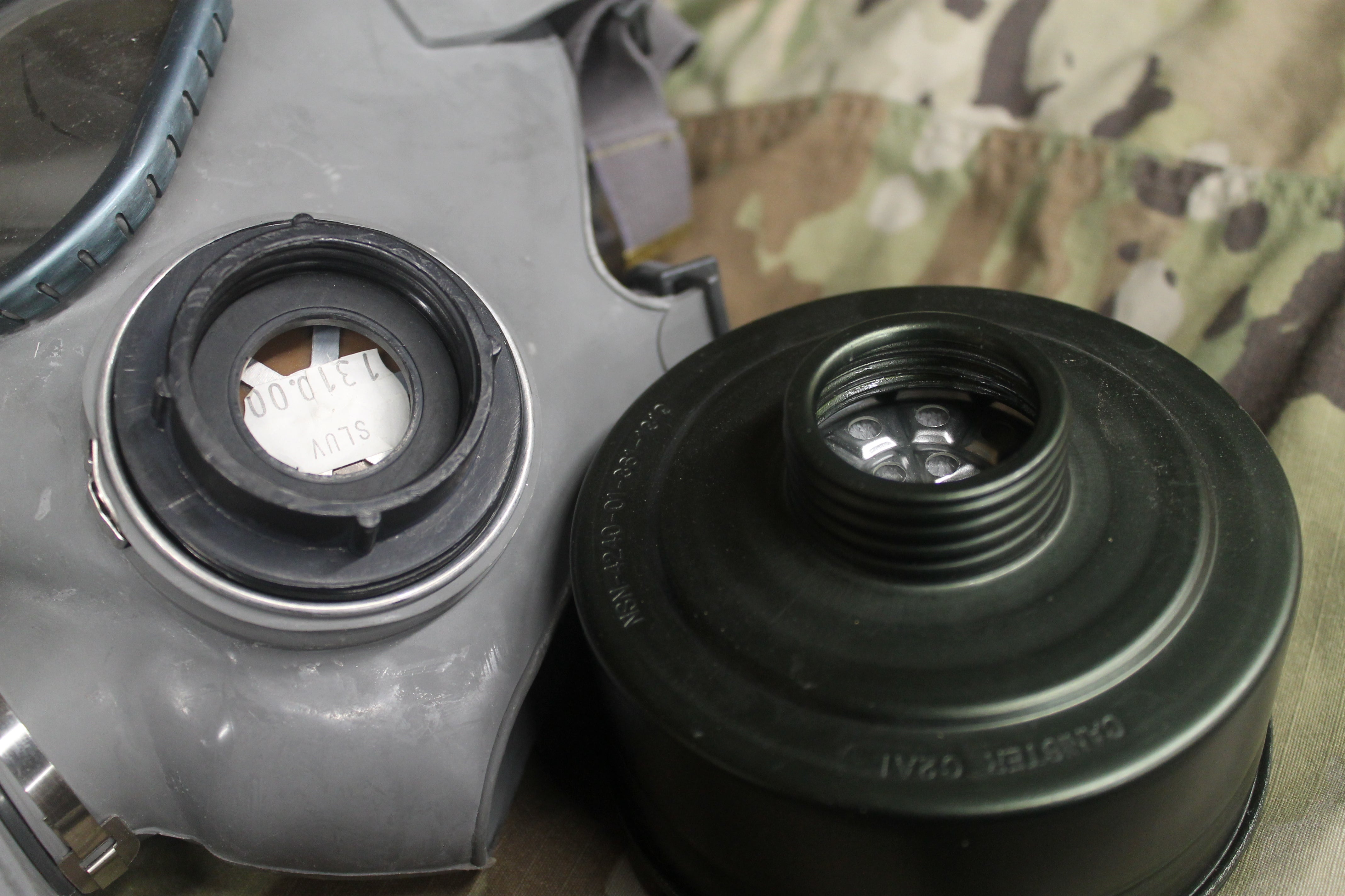 Filter Adapter Mask 60mm to 40mm Gas Mask Filter Adapter