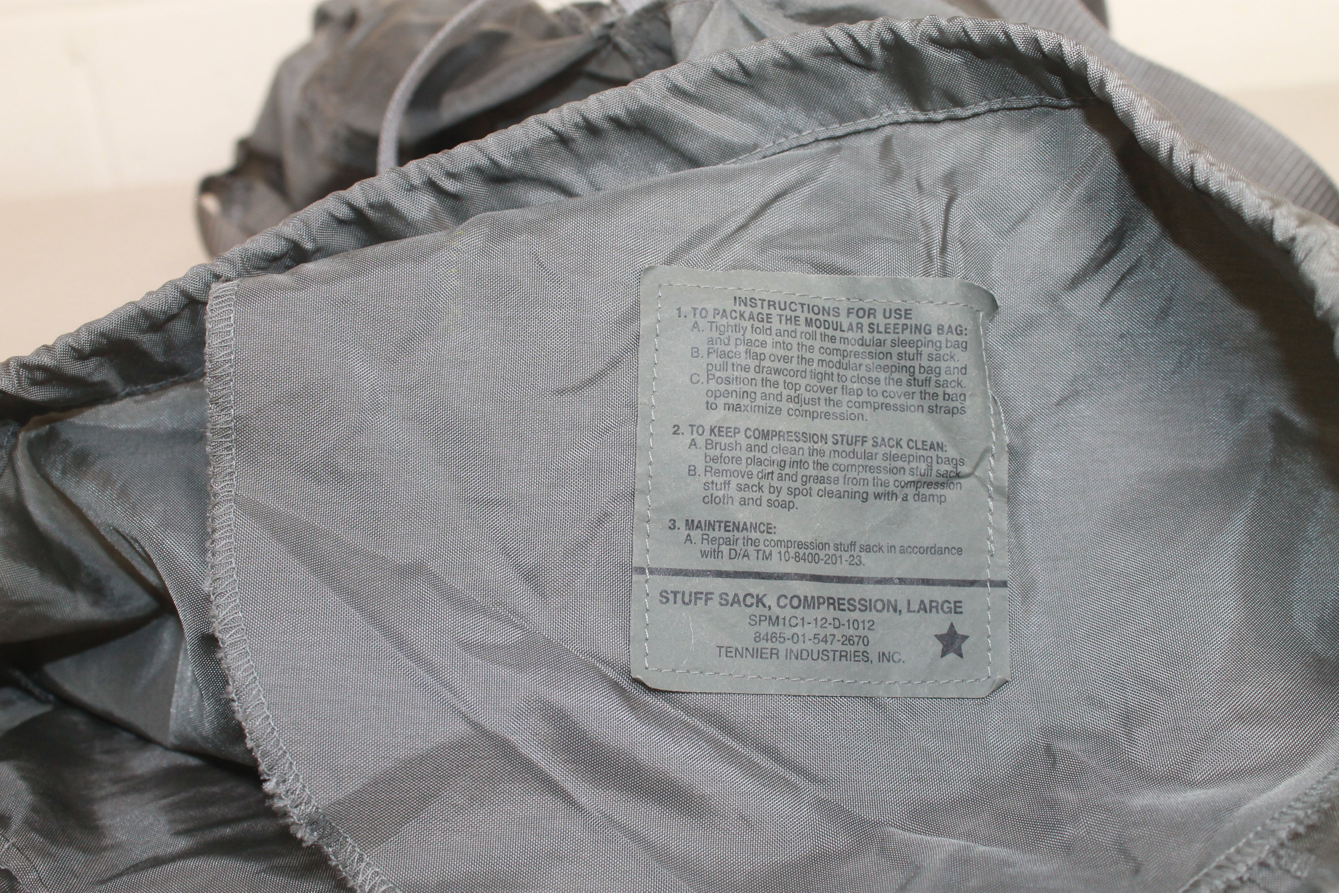USGI 5 Part Sleep System IMSS Large Stuff Sack
