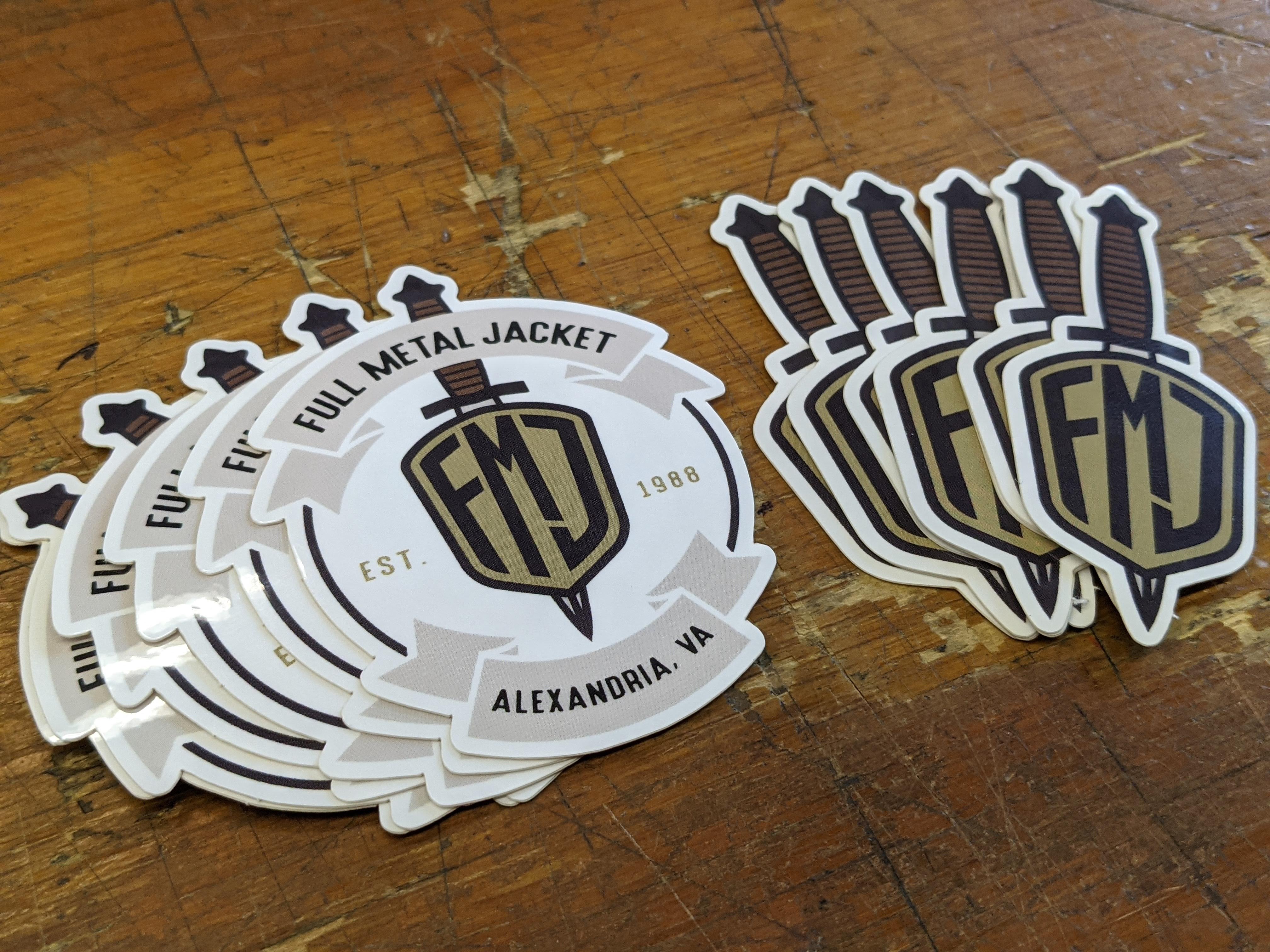 Full Metal Jacket Stickers