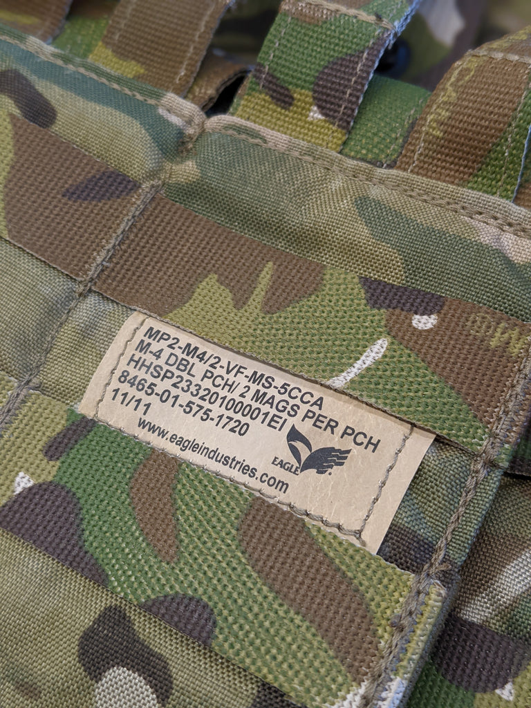 Eagle Industries Multicam Quad M4 Mag Pouch With Buckles