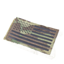 Laser Cut Multicam Infrared Reflective American Flag Patch Forward