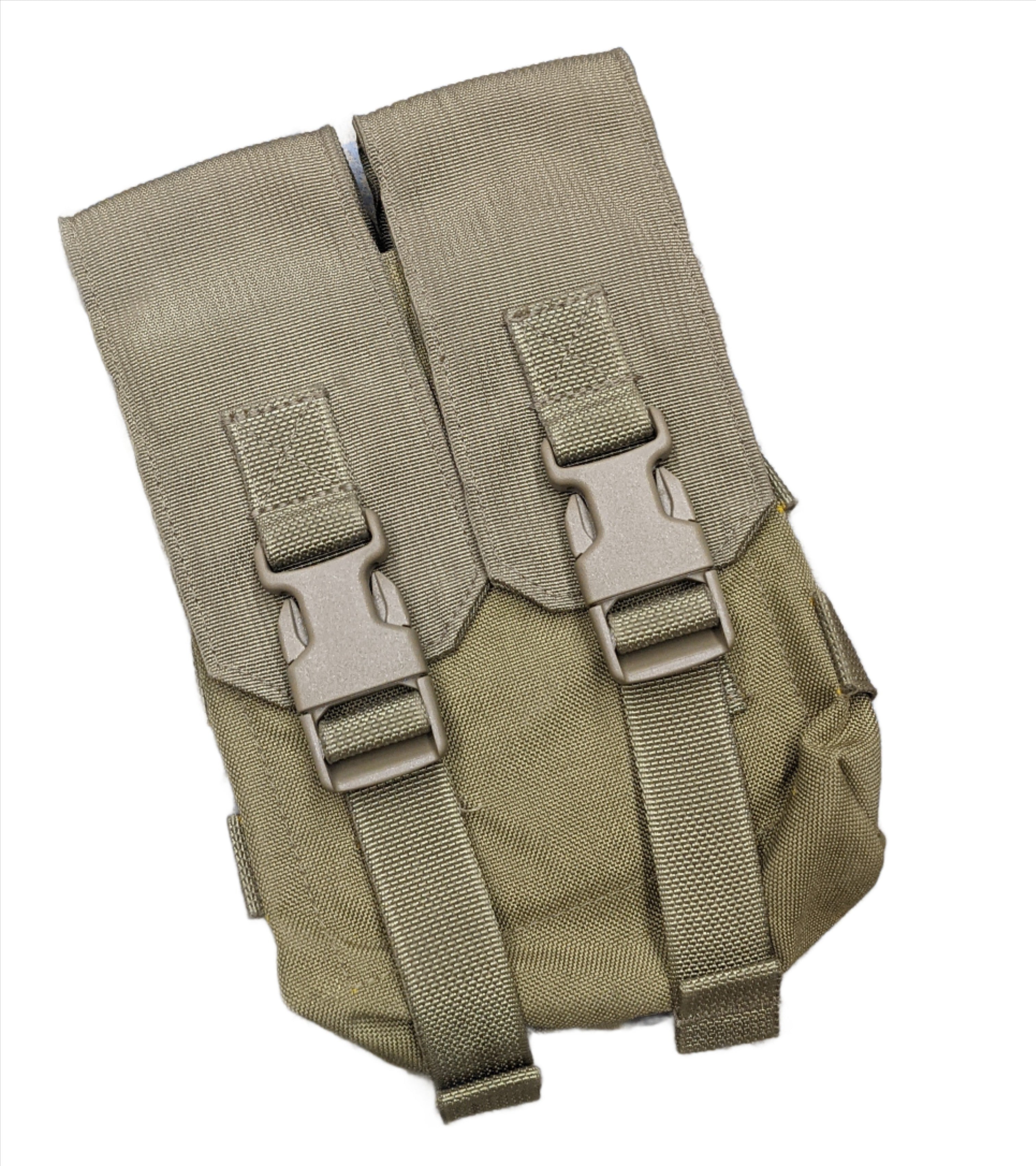 Eagle Industries Khaki SAW Pouch With Divider and Buckles