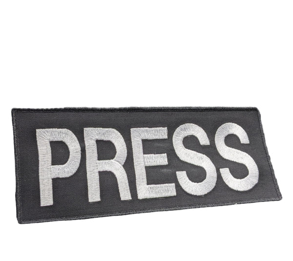 Embroidered 4"x10" Press Patch