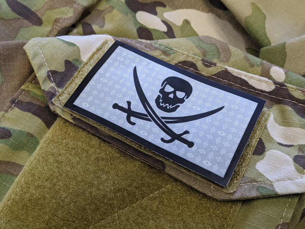 Infrared Reflective Calico Jack Patch