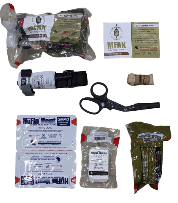 North American Rescue FMJ MFAK Mini First Aid Kit