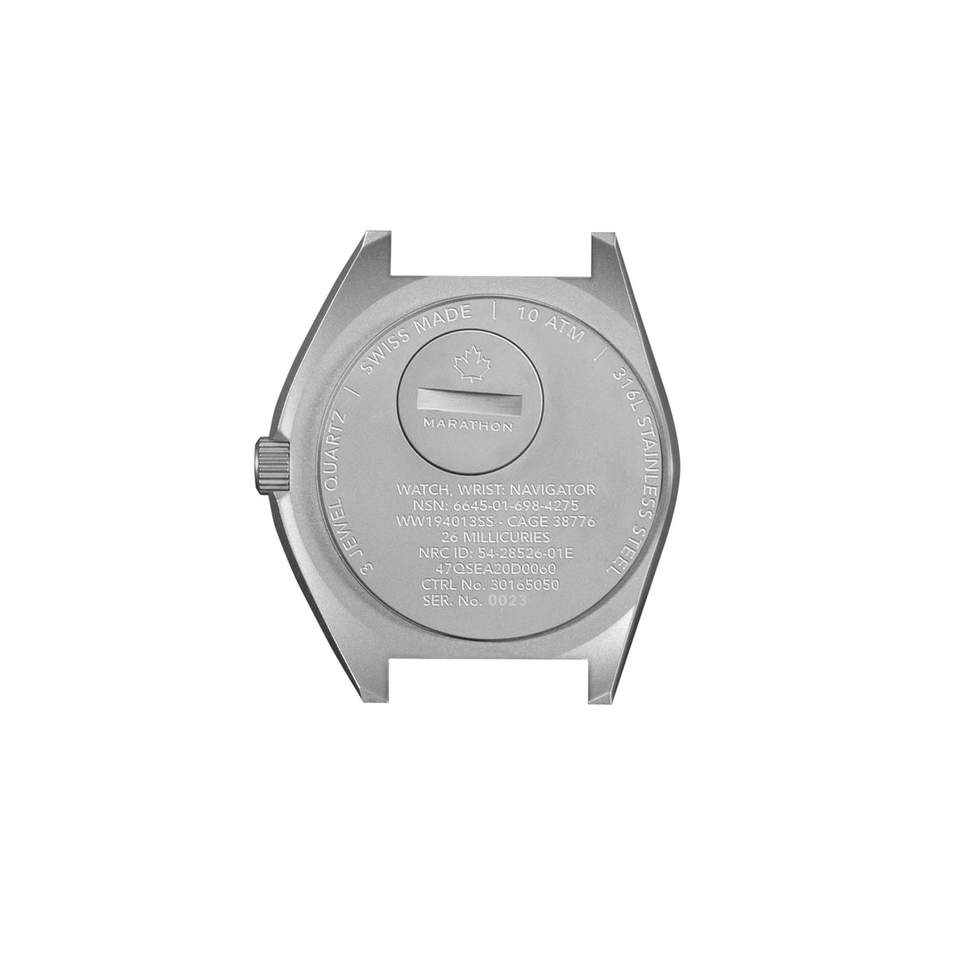 Marathon 41MM STEEL NAVIGATOR - W/ DATE - (SSNAV-D) - ON
